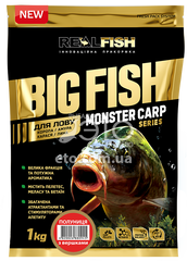 Прикормка RealFish Monster Carp Series Биг Фиш Клубника (1кг)